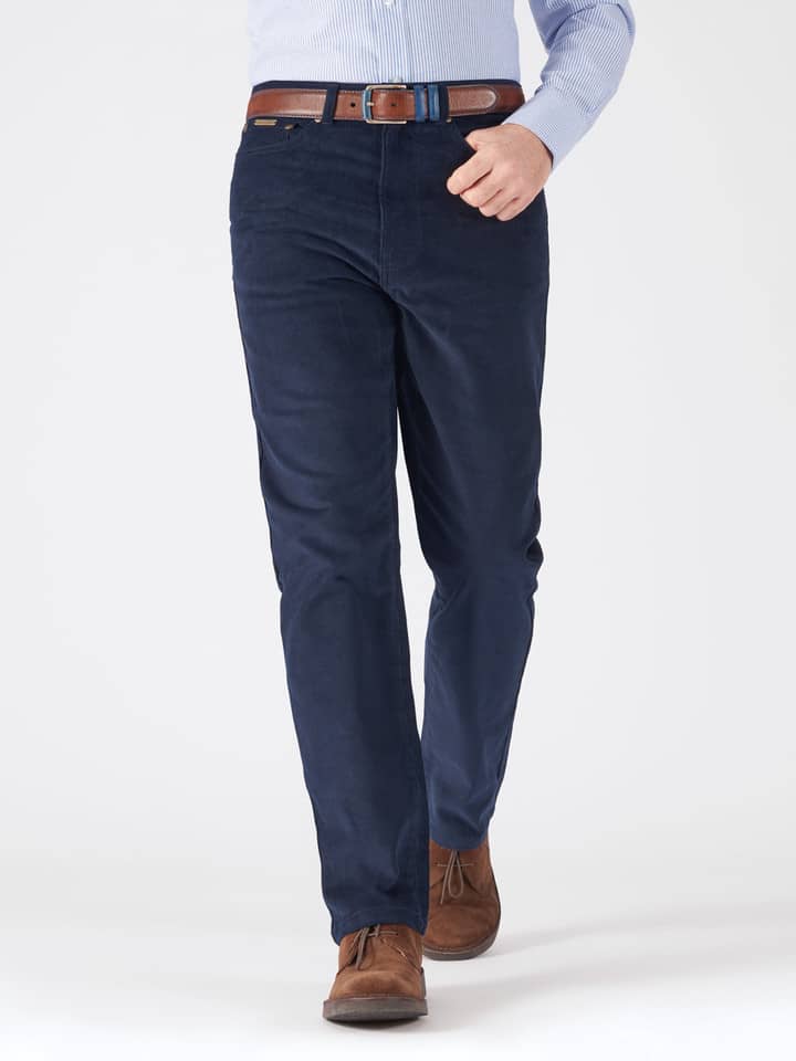 Men's Indigo Blue Cord Jeans
