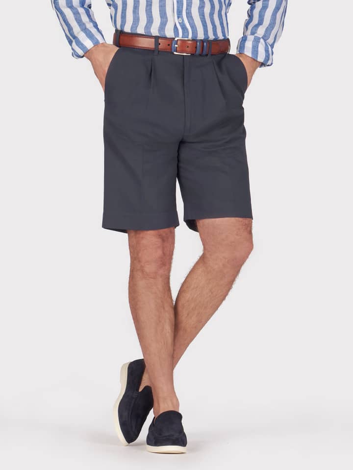 casual dress shorts for men Mavi Men's Nate Shorts In Khaki Casual Twill