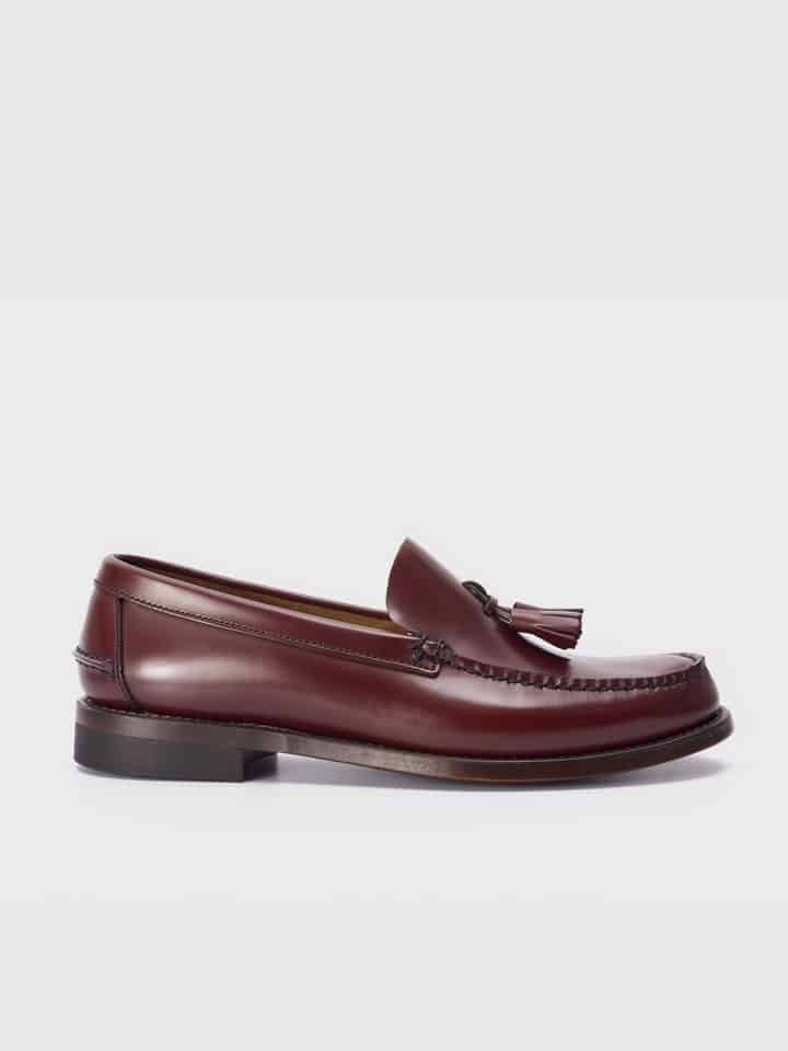 Men's Oxblood Red Tasselled Loafer