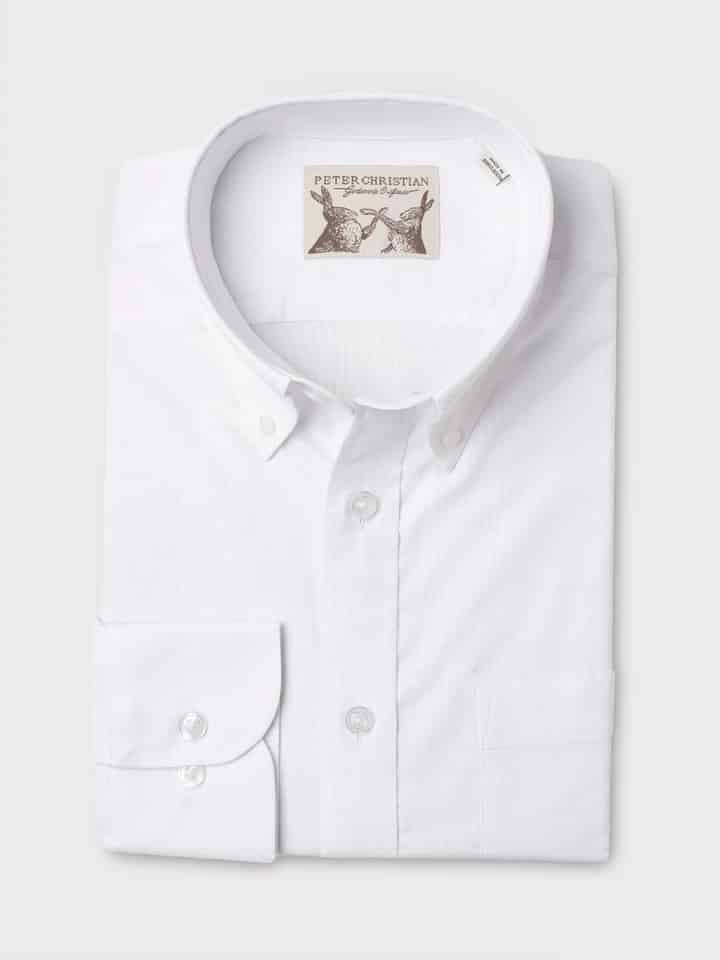 Men's White Cotton Shirt