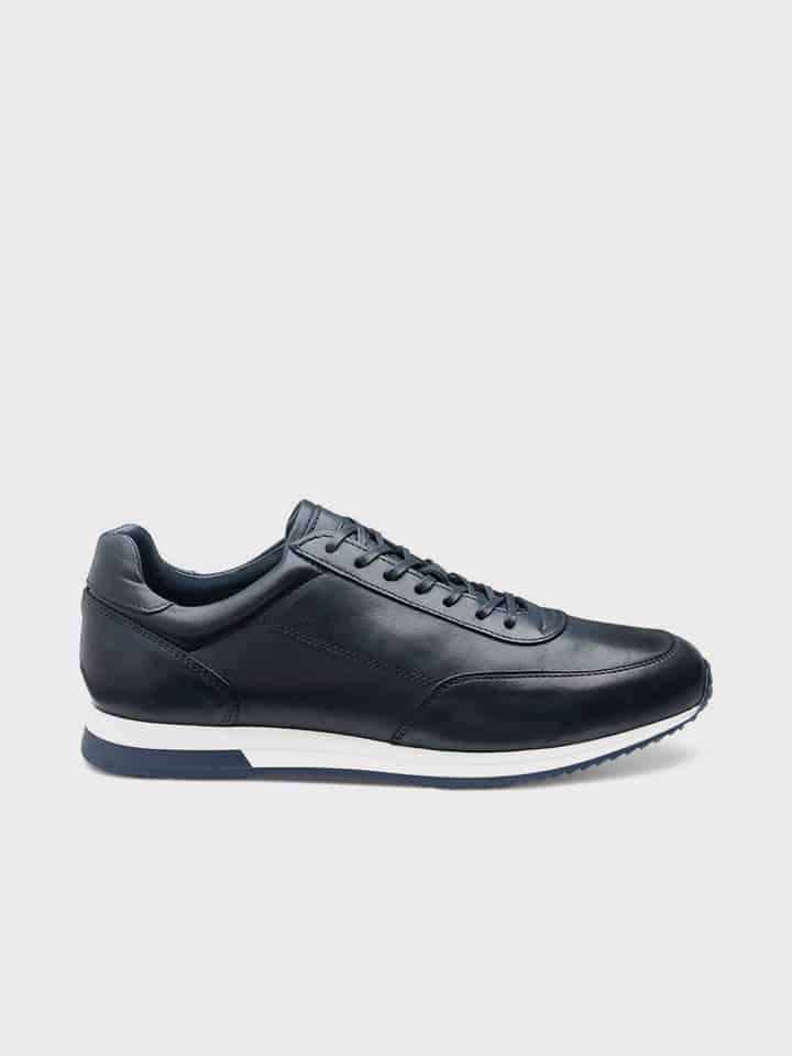 Navy Loake Bannister Trainer