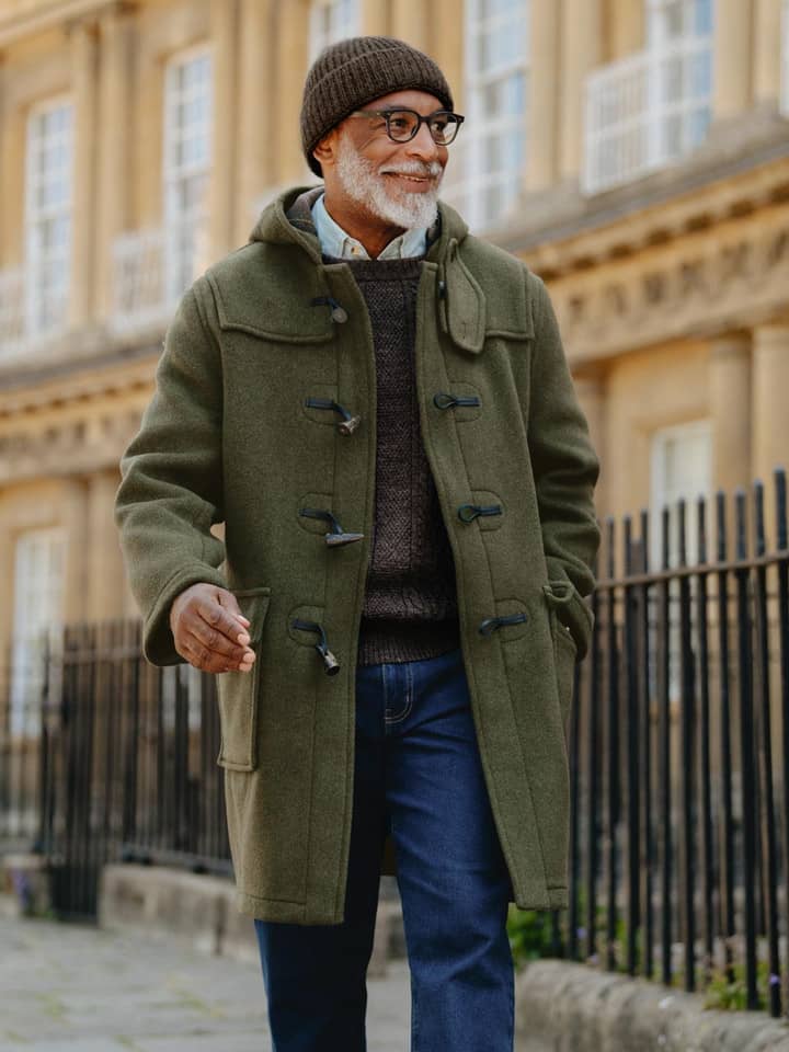 Green Duffle Coat Collar 01