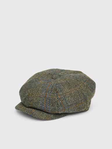 Moss Harris Tweed® Baker Boy Cap
