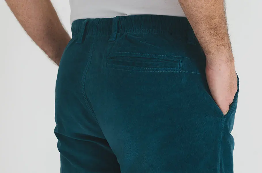 mens-blue-corduroy-drawstring-trousers-back-pocket.webp