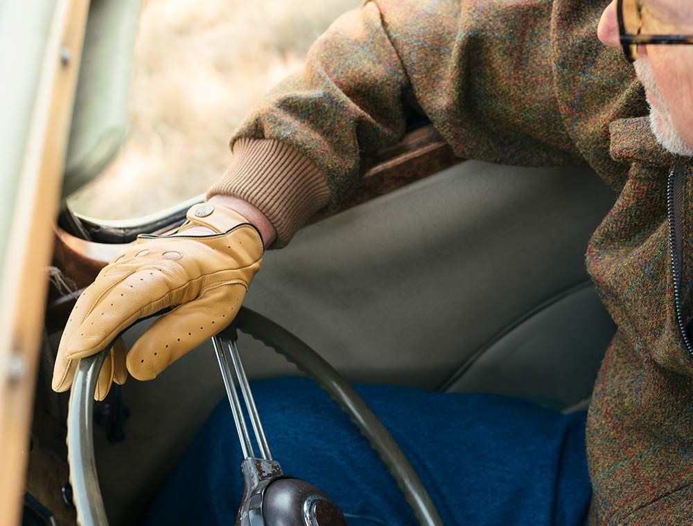 Men's Dents Leather Driving Gloves 
