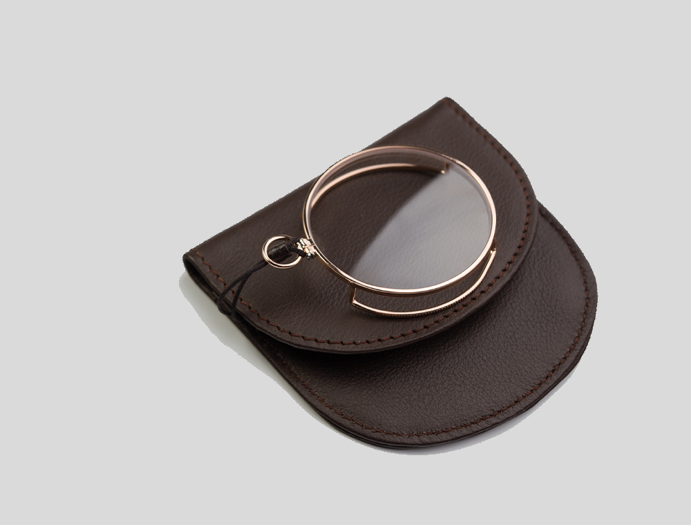 Men's Monocle and Leather Case