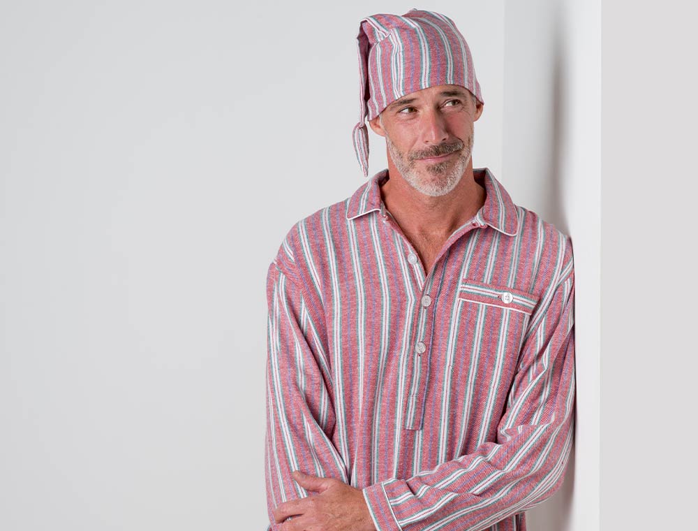 Nightshirt and Night Cap Men's Nightshirt and Night Cap