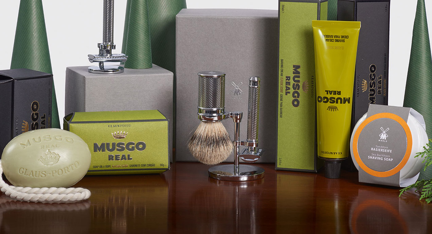 Musgo Real Shaving Bowl & Soap - Classic Scent